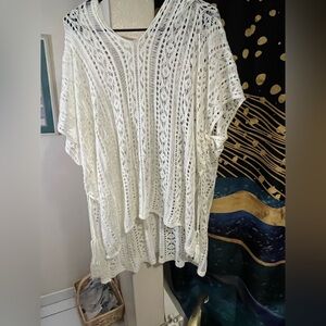 White Crochet Cover-Up